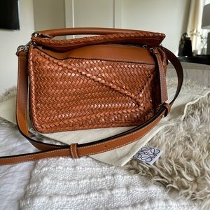 Loewe Woven Puzzle Bag